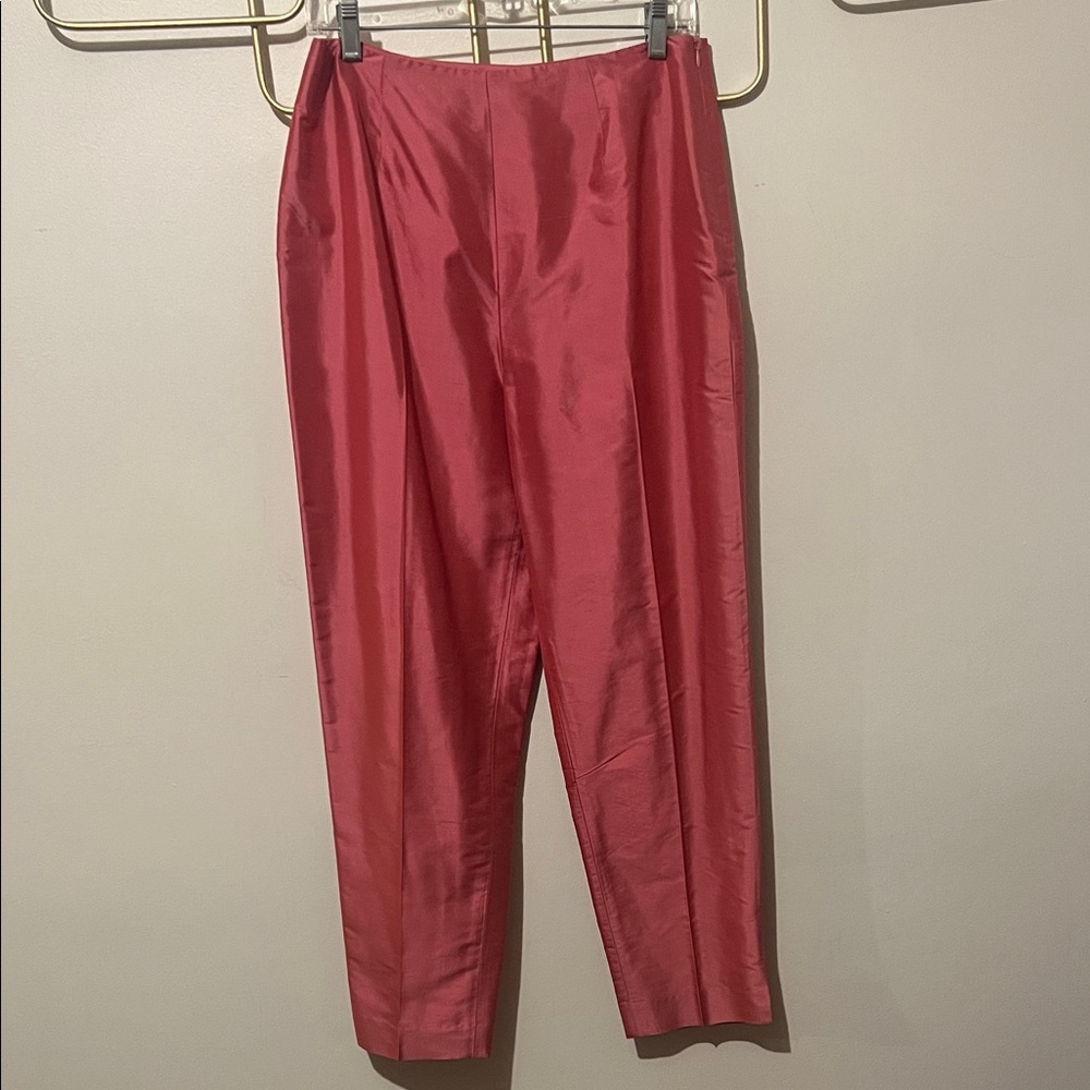 Elliott Lauren sz 8 Pink Silk Pants